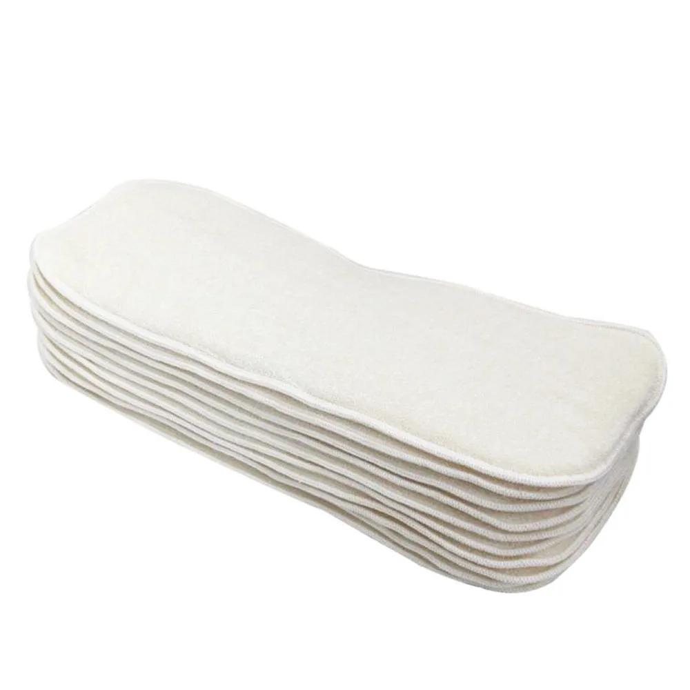 

100% Organic Hemp Cotton Insert Cloth Diaper Nappy Liners Reusable Baby Diapers Hemp Insert Baby Diaper Soaker Pad