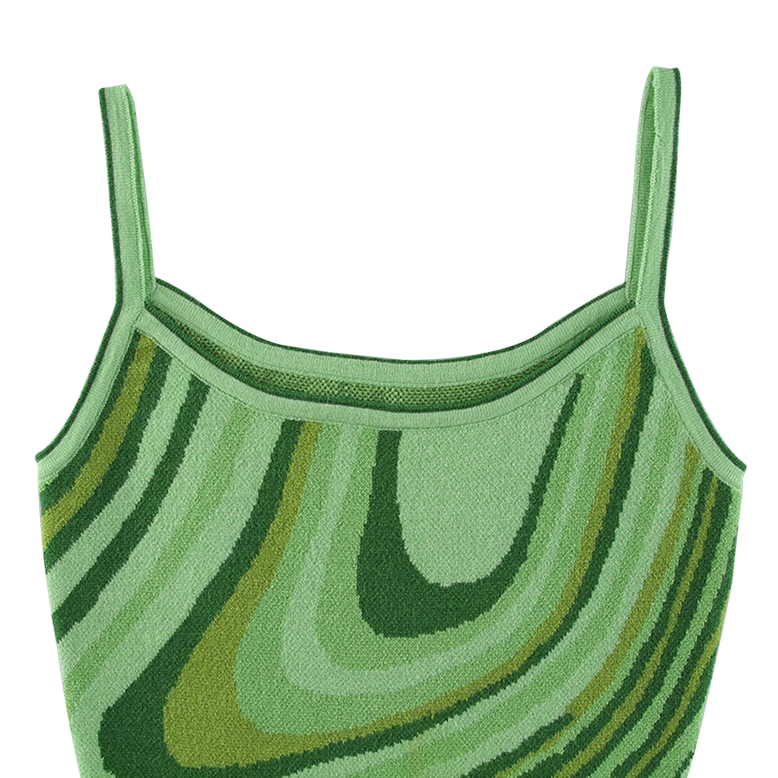 

2021 Ladies Sexy Short Suspender Skirt, Women Summer Temperament Mixed Color U-neck Sleeveless Backless Knitted Slip Dress