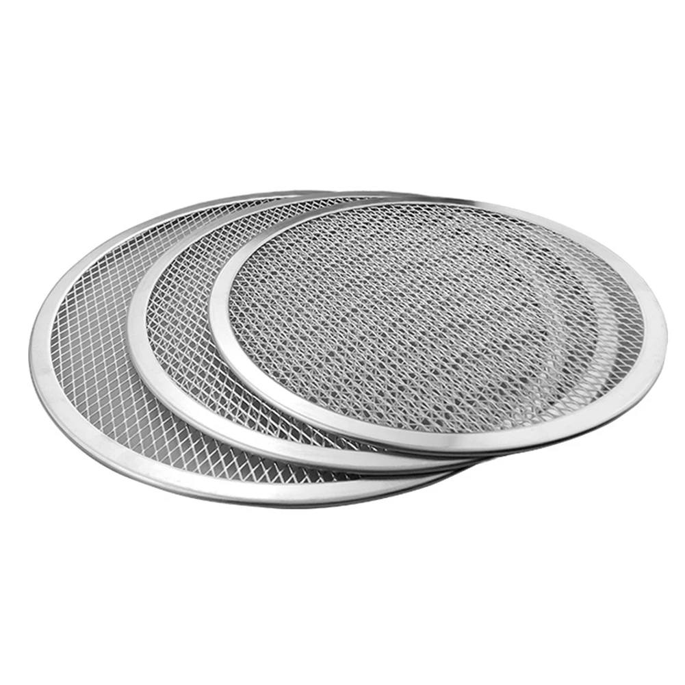 Лоток для пиццы из сетчатого материала Алюминий блин сетка выпечки сетчатый