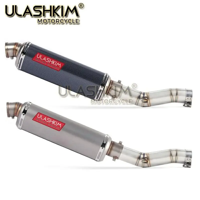 Мотоцикл Полная выхлопная средняя труба без шнуровки для Suzuki GSXR600 Gsxr700 Gsxr750 K7 GSX R700