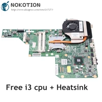 nokotion 615849 001 605903 001 for hp g62 g72 cq62 motherboard with heatsink instead 597674 001 597673 001 610160 001 610161 001