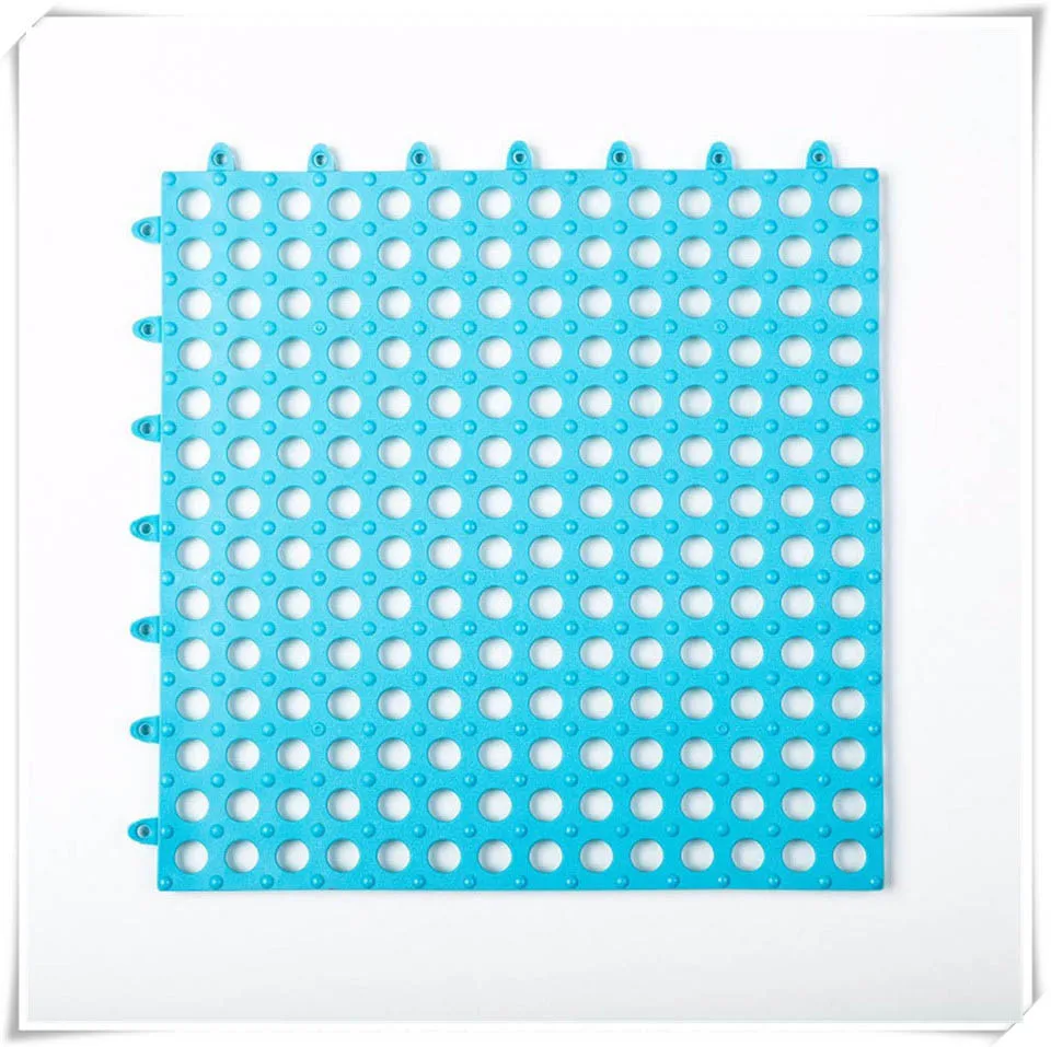 Blue Bath Mat MSJO коврики для ванной комнаты без скольжения для детей синий ПВХ квадратный коврик для ванной набор туалетный кухонный пол массажный душ ковер - Цвет: Blue Bath Mat