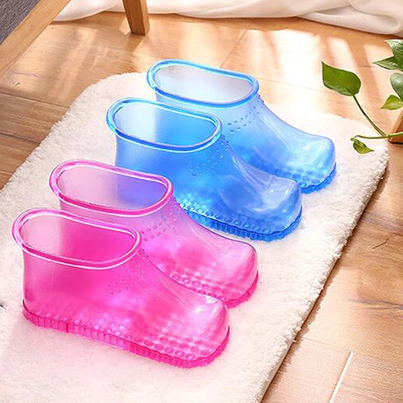 Женская обувь для замачивания ног Массажная купания ботильоны отдыха с острым