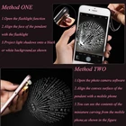 Ожерелье для влюбленных пар, пара цепочек до ключиц, ожерелье с проекционным камнем для мужчин и женщин, подарки для влюбленных Tanabata на День святого Валентина