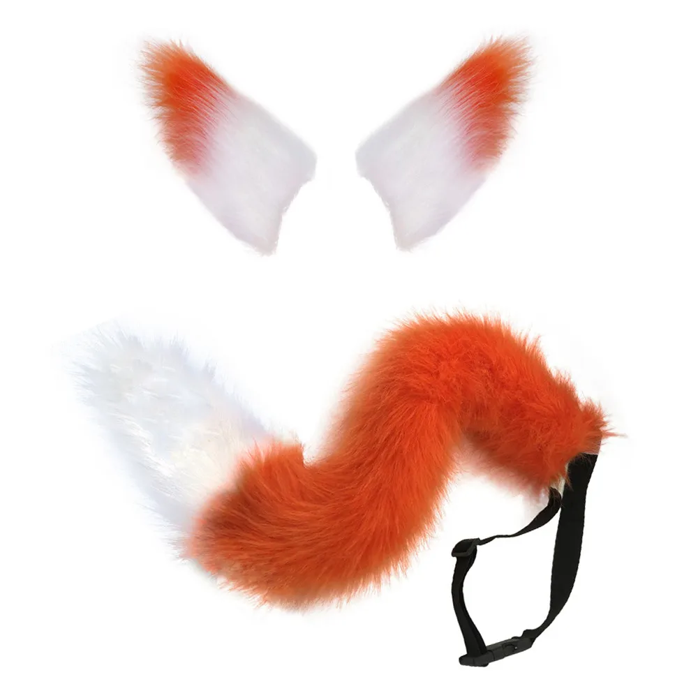 cosplay costume props animal fox tail ears for adult children Halloween carnival Christmas performance party | Тематическая одежда