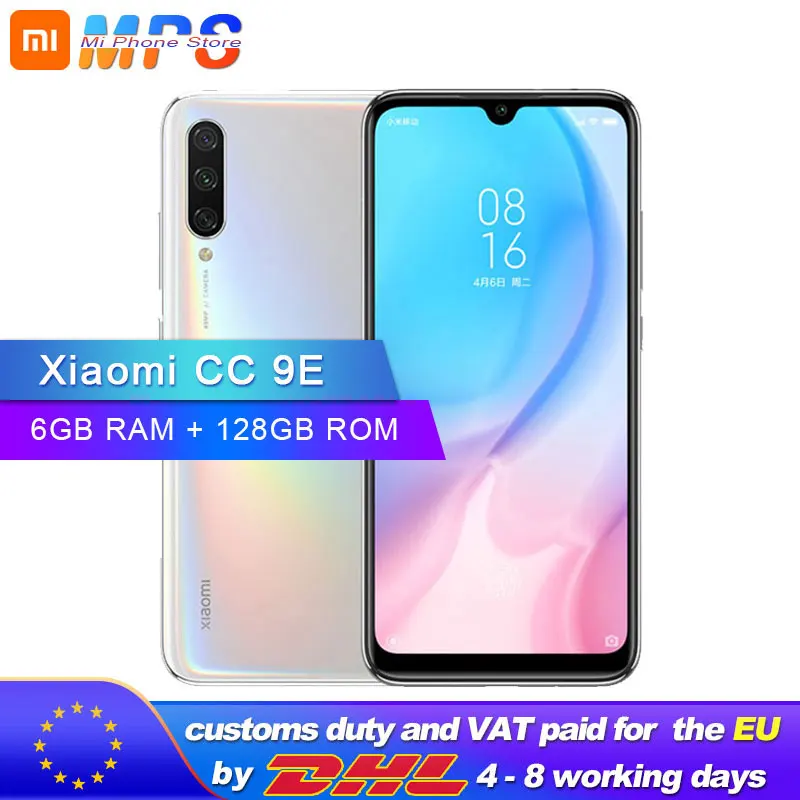 Смартфон Xiaomi Mi CC 9E CC9E 128 ГБ 6 Snapdragon 665 Восьмиядерный 48 МП тройная камера 4030 мАч