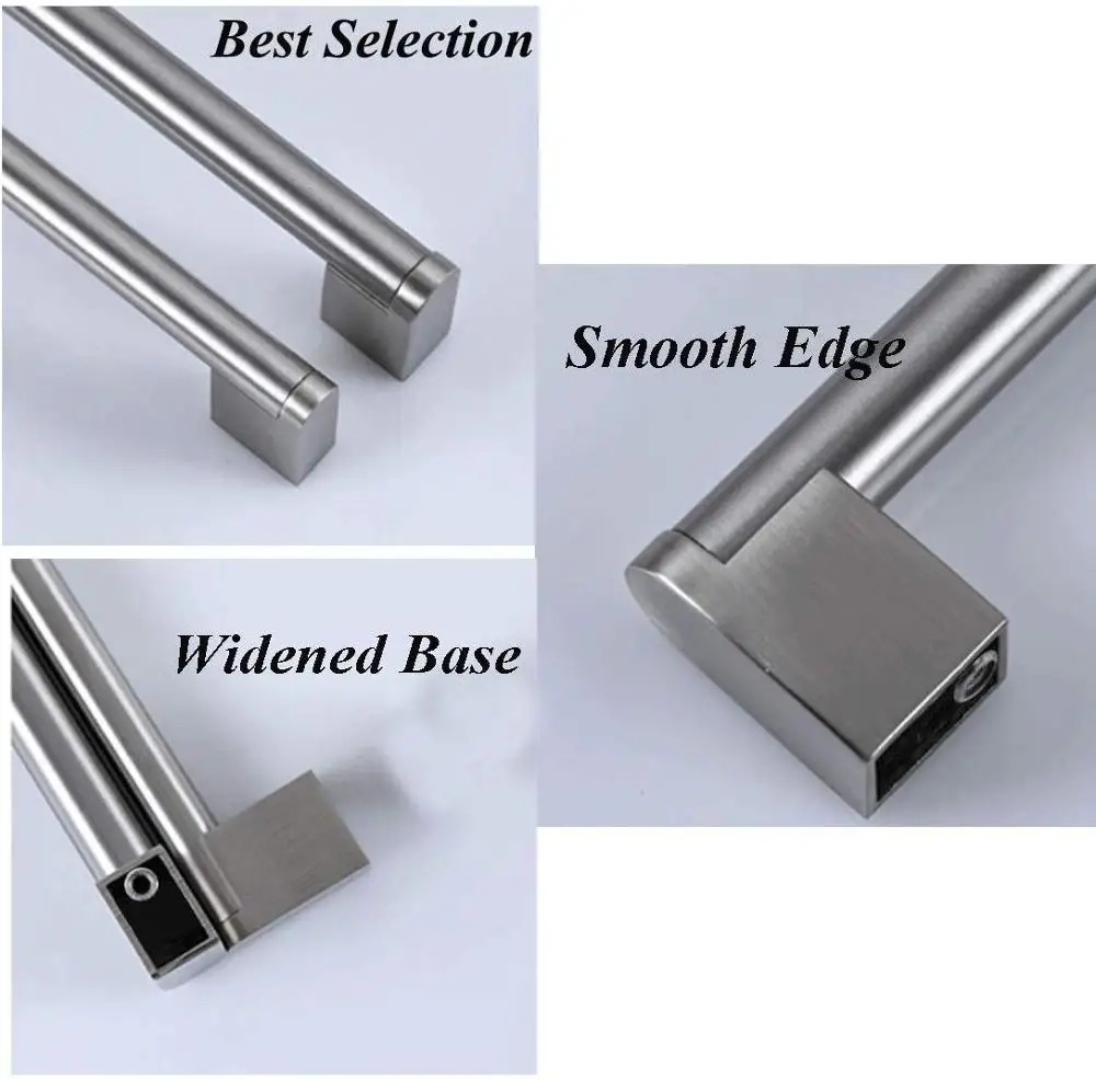 Матовые никелевые ручки для дверей шкафов квадратные кухонных ящиков