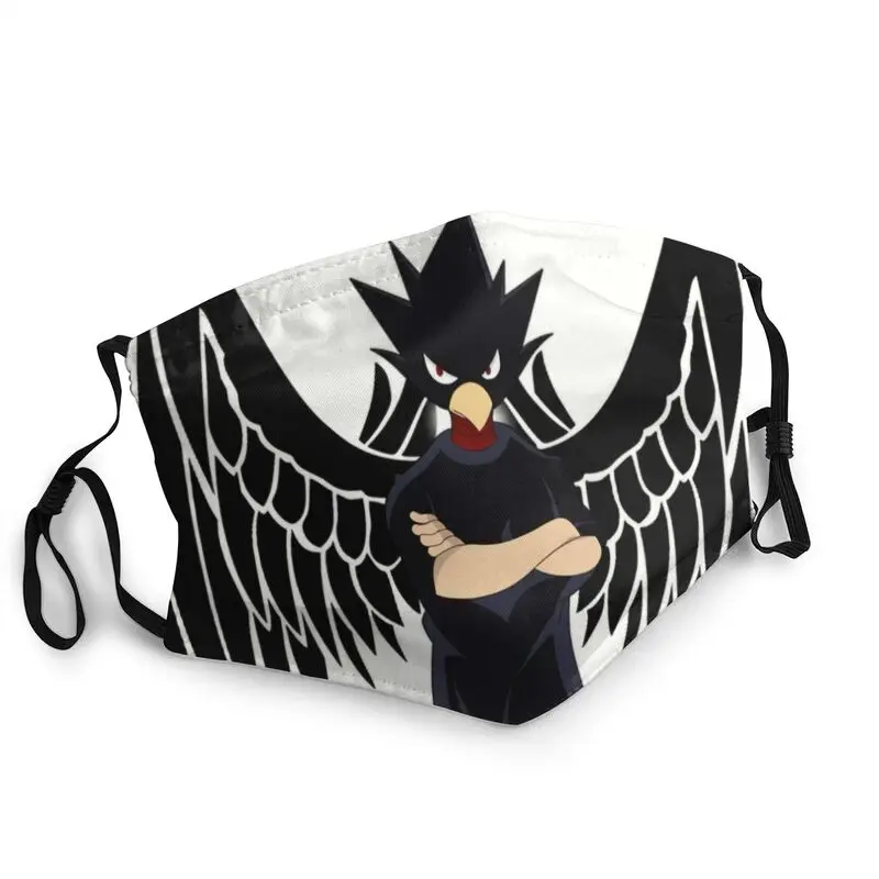 

Мой герой Fumikage Tokoyami тень маска дышащие ботинки для губ маска для лица против дымки пыли защитный респиратор муфельная печь