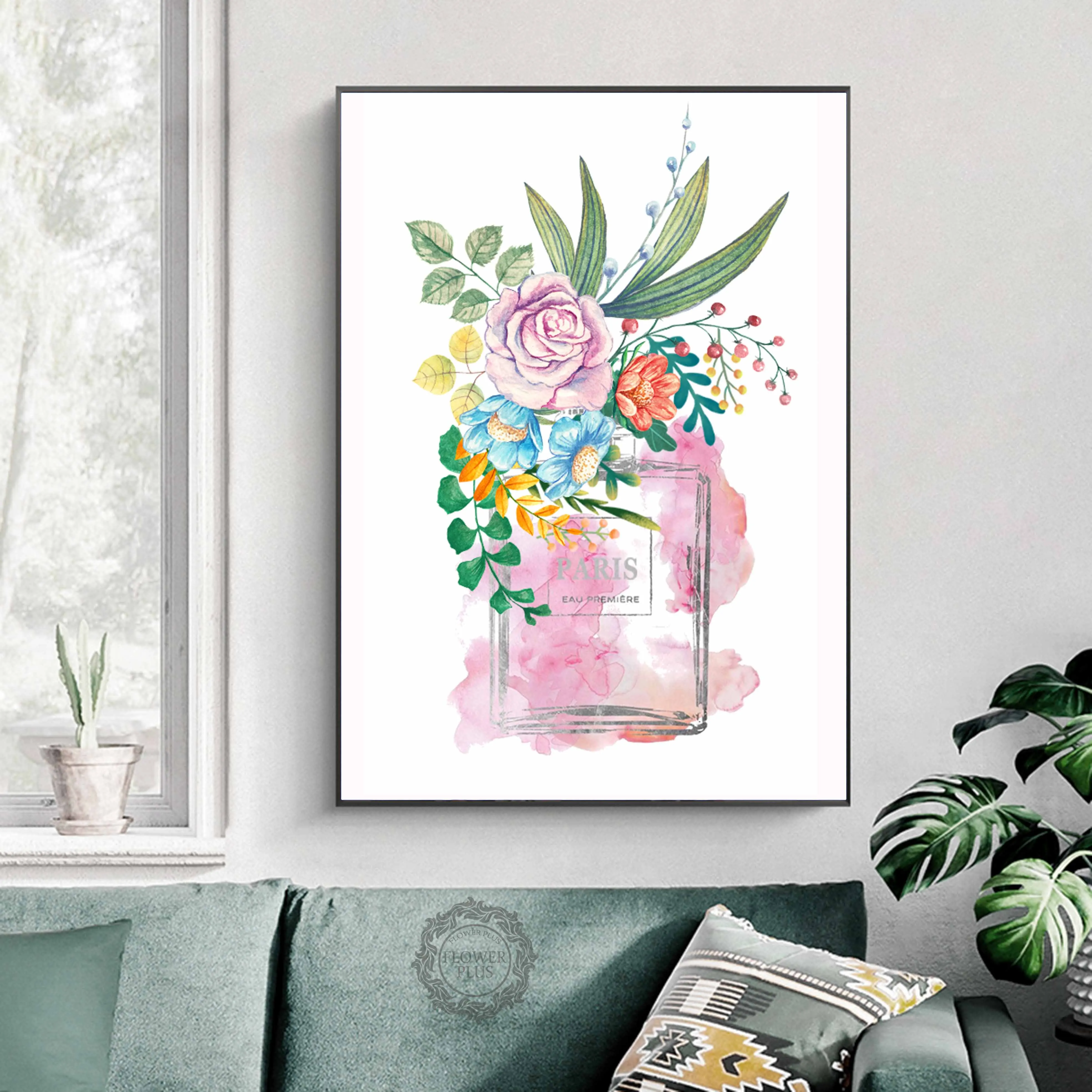 Vogue Beatiful девушка леди платье настенное Искусство Холст Живопись скандинавские