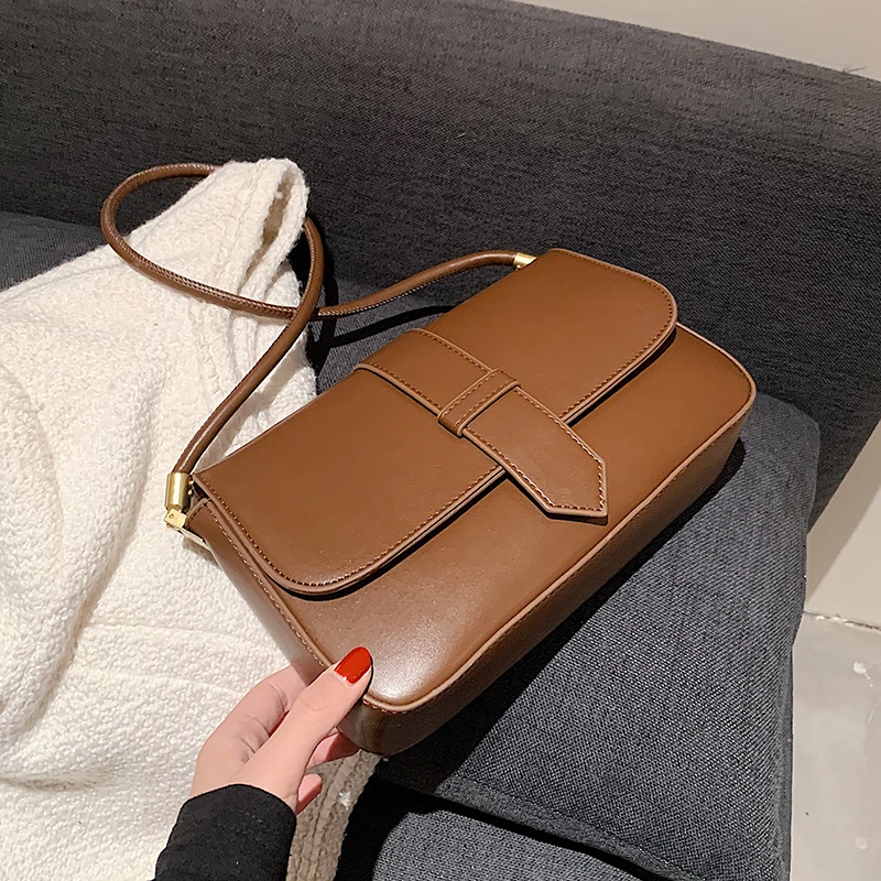 

Однотонные маленькие женские сумочки 2021, модные дизайнерские модные сумки через плечо из искусственной кожи для женщин, Новинка