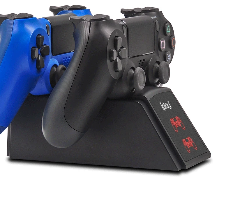 PS4 контроллер зарядное устройство двойной 4 контроллер usb зарядная станция Док-станция для Sony Playstation4/PS4/PS4 Slim/PS4 Pro