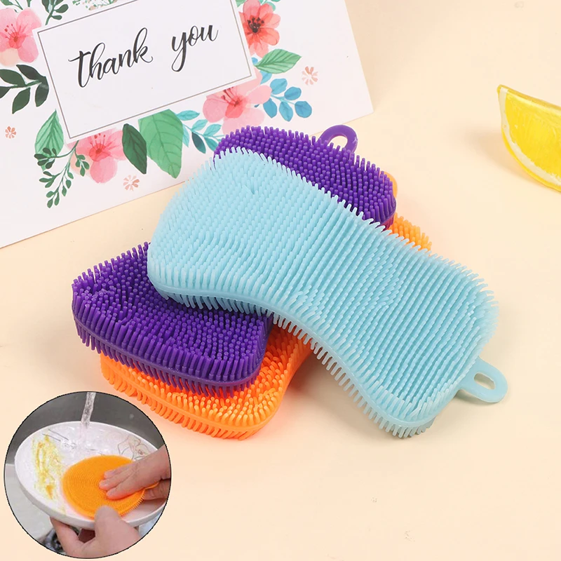 

1 шт., силиконовая щётка для мытья посуды