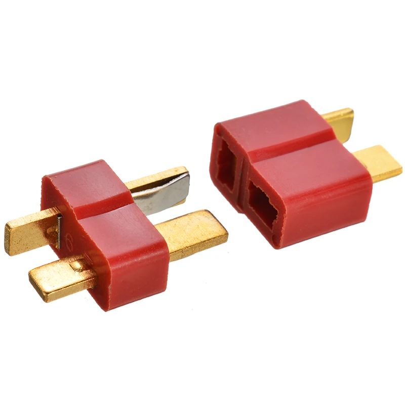 5Pairs T-Plug Gold Contact for Deans T Plug High Current For RC LiPo Battery Helicopter Male Female Connectors Assortment | Игрушки и
