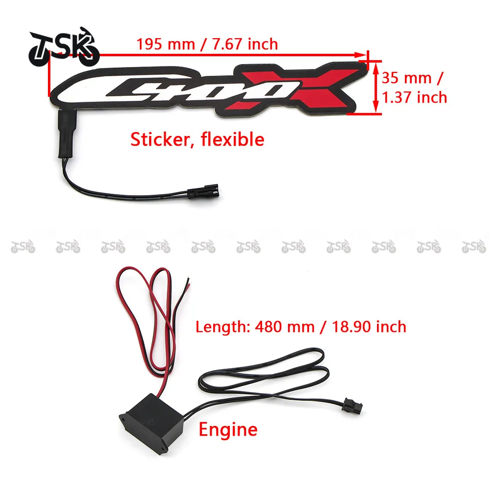 

For BMW C400 C400GT GT 2020 Motorcycle LED Night Riding Signal EL Cold Light Accessories light decoration DIY