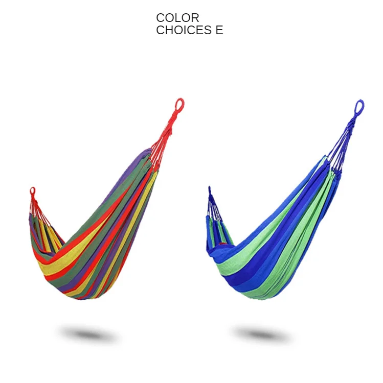 

Double Camping Hammock Leisure Travel Canvas Cotton Children Swing