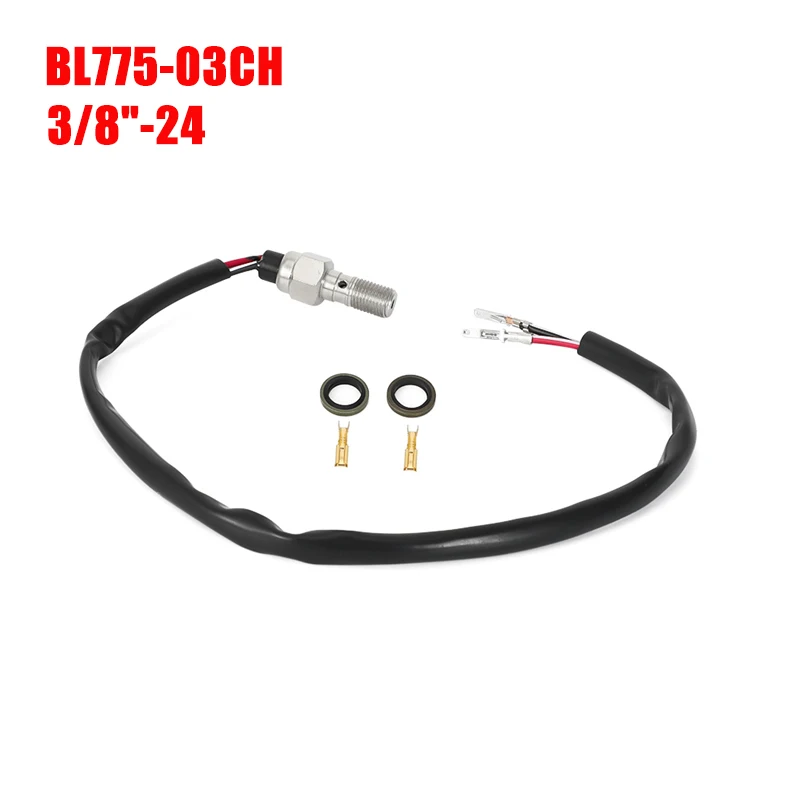 Тормозной светильник для мотоцикла с винтом Banjo со встроенным переключателем