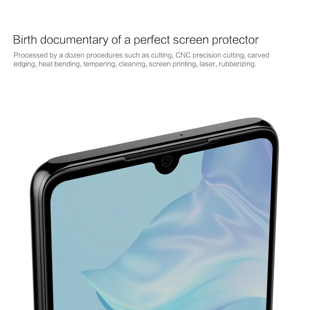 Huawei P30 huawei c закаленным стеклом Huawei P30 Pro 3D Стекло Nillkin CP+ Max полное покрытие Экран протектор