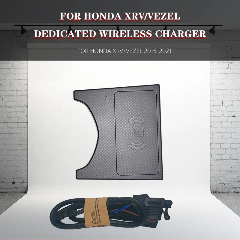 

Автомобильное беспроводное зарядное устройство для Honda XRV/Vezel 2015-2021, стандартное беспроводное зарядное устройство QI для iPhone, быстрая зарядка...