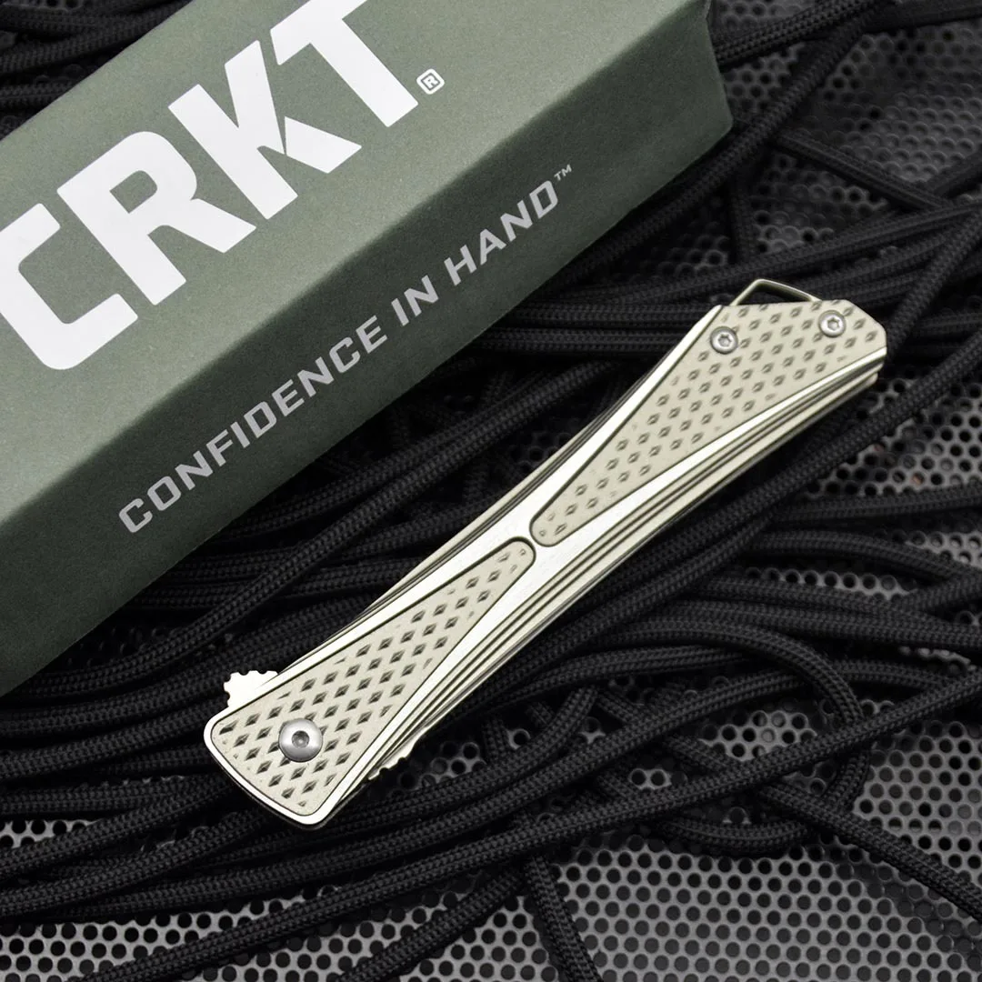 CRKT-7530 Pocket Folding Knife Aluminum Alloy Handle AUS-8 Blade Tactical Survival Hunting Knives Outdoor Camping Multi EDC Tool |