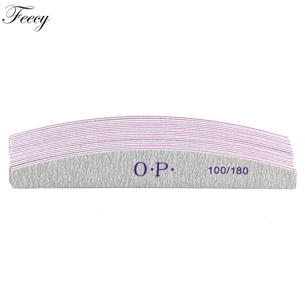 NF1002 10pcs Пилки для ногтей для маникюра 10 шт./лот 100/180 крепкая Толстая лодка наждачная бумага прочная шлифовальная зернистость песок серфинг инструмент для дизайна ногтей аксессуары - Цвет: NF1002 10pcs