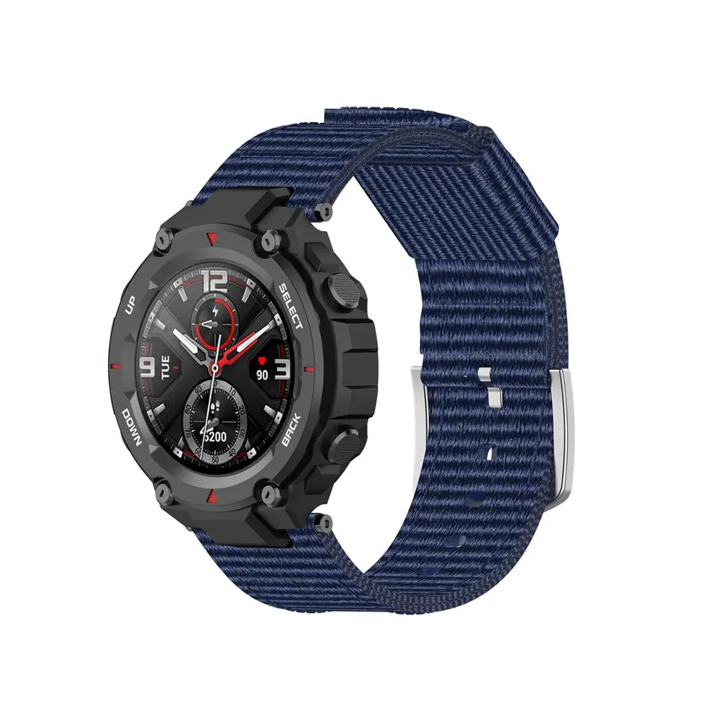 Top Quality Nylon Wrist Bracelet Band for Xiaomi Huami Amazfit T-Rex Replacement Smart Watchband A1918 Strap | Электроника