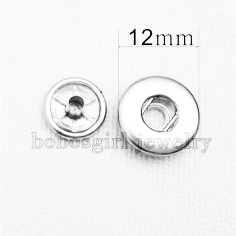 

12mm Snap Metal Button Stud DIY 100 Count G066