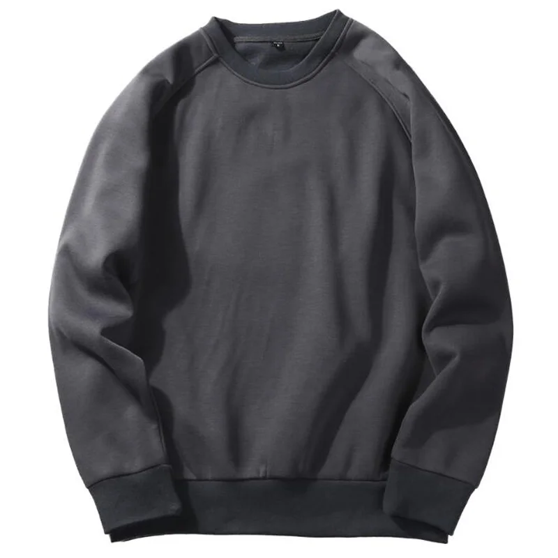 

Brand Pop Hoodies Sweatshirt Men Spring Warm Solid Color Fleece Coat Polyester Pullover Hoodies Male EU Size XXL Fashion