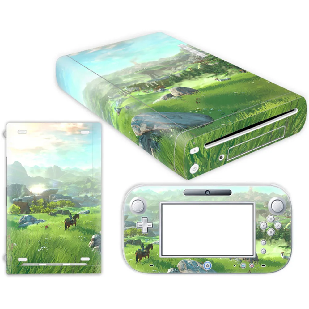 Виниловая наклейка для консоли Wii U и контроллера с флагом Великобритании США |