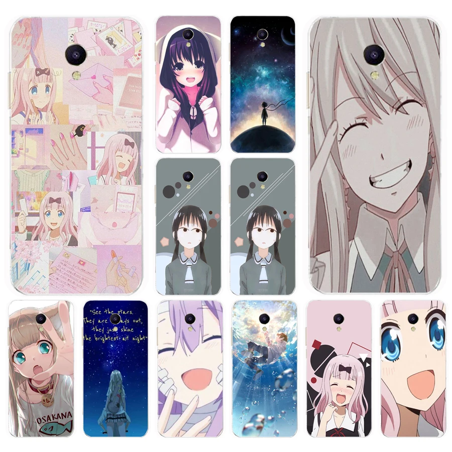 11AS аниме девочка мультфильм чехол для телефона Япония милый лица Мягкая