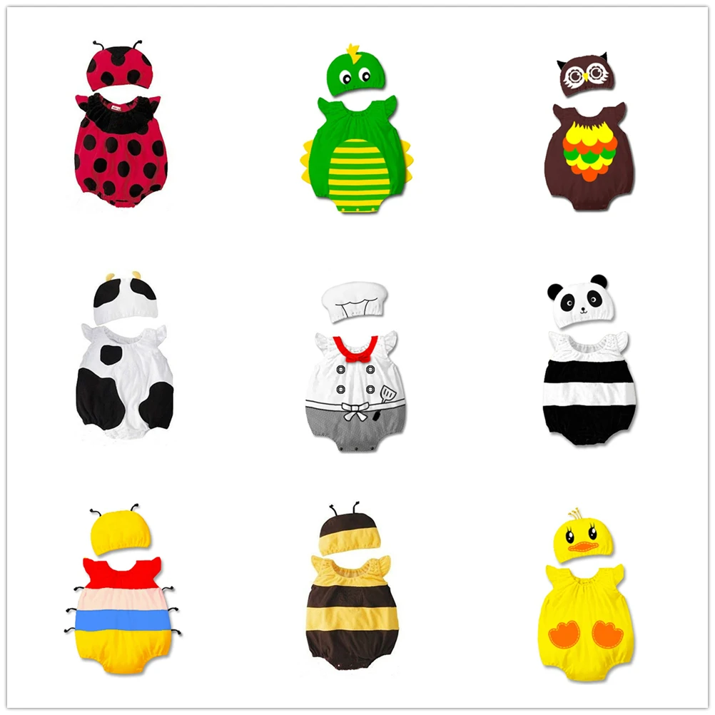 Костюм динозавра из мультфильма с животными для новорожденных Детские