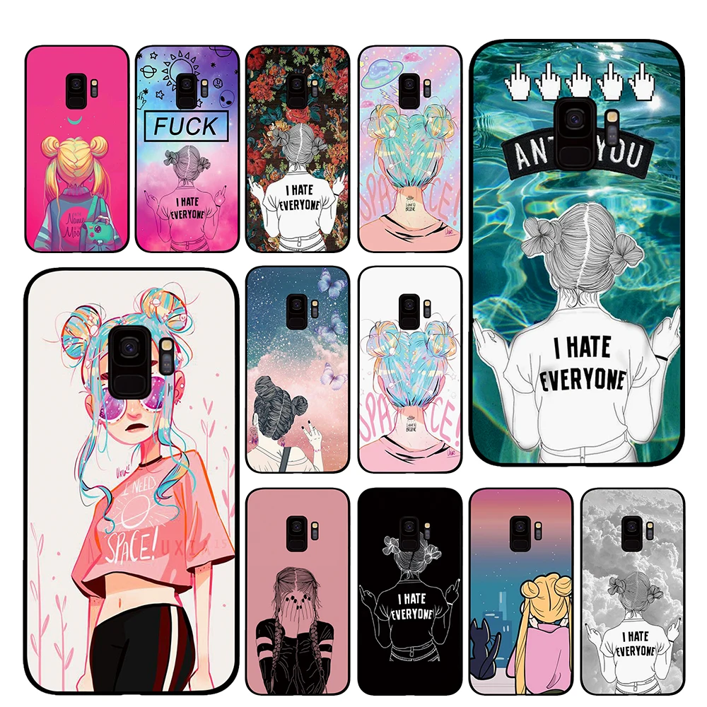В морском стиле картина с Луной для samsung Galaxy S10 S10E S8 плюс S6 S7 край S9 S10e Plus Note 8 9 чехлы