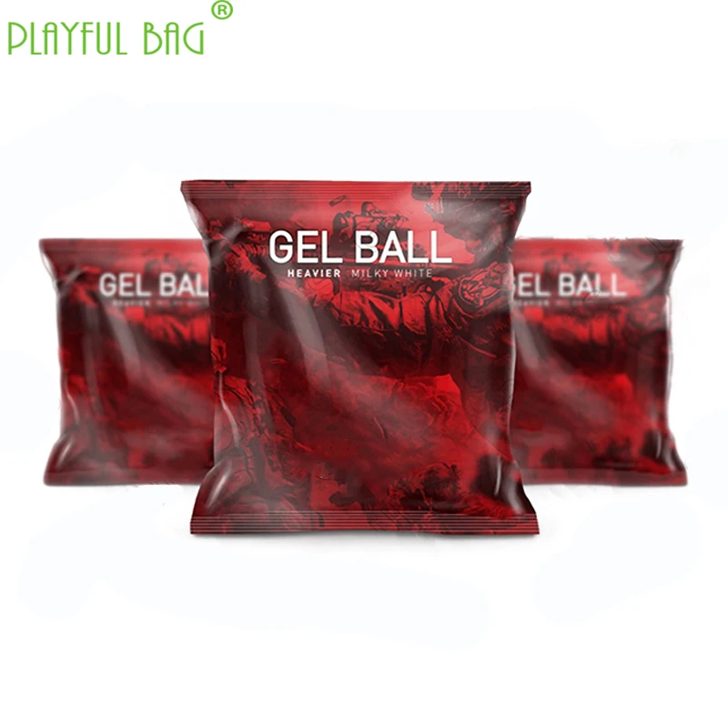 Игрушка молочно белая Водяная бомба утяжеленная пуля белое яйцо