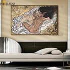 Художественный постер Egon Schiele, абстрактное художественное изображение на холсте, настенные картины для гостиной, домашний декор