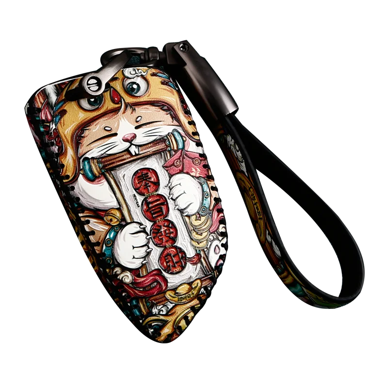 

Leather Car Key Case Cover For BMW 2 3 5 7 Series 6GT X1 X3 X5 X6 F45 F46 G20 G30 G32 G11 G12 G01 Accessorie Fob Holder Fashion