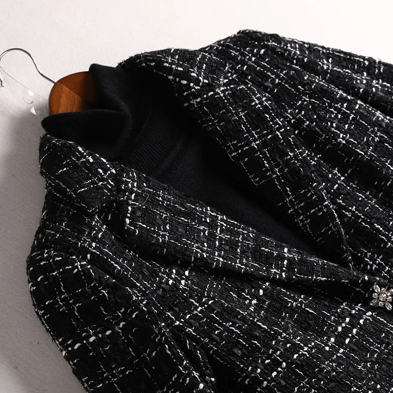 USPOP 2020 весенние женские пальто длинные твидовые размера плюс Тренч зимнее