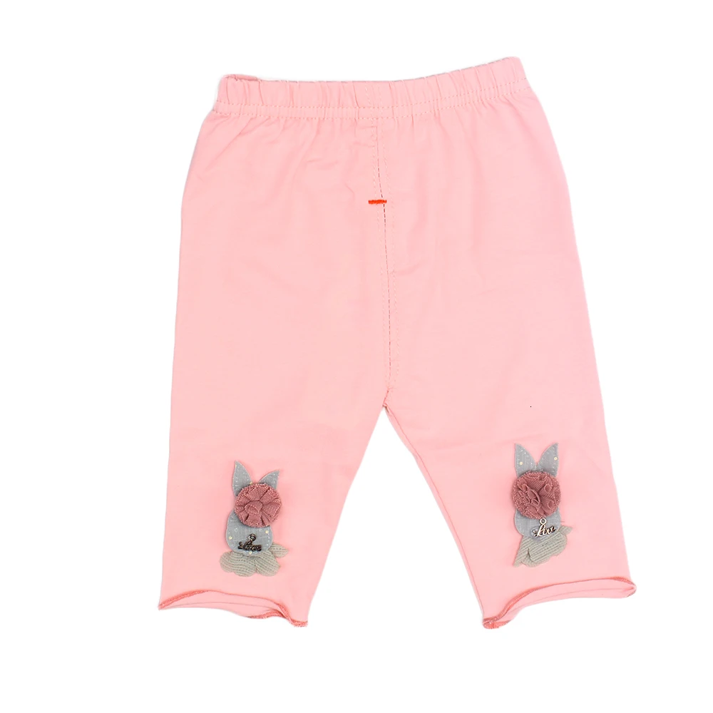 Штаны до колена с принтом ярких цветов для девочек Детские штаны Детская одежда