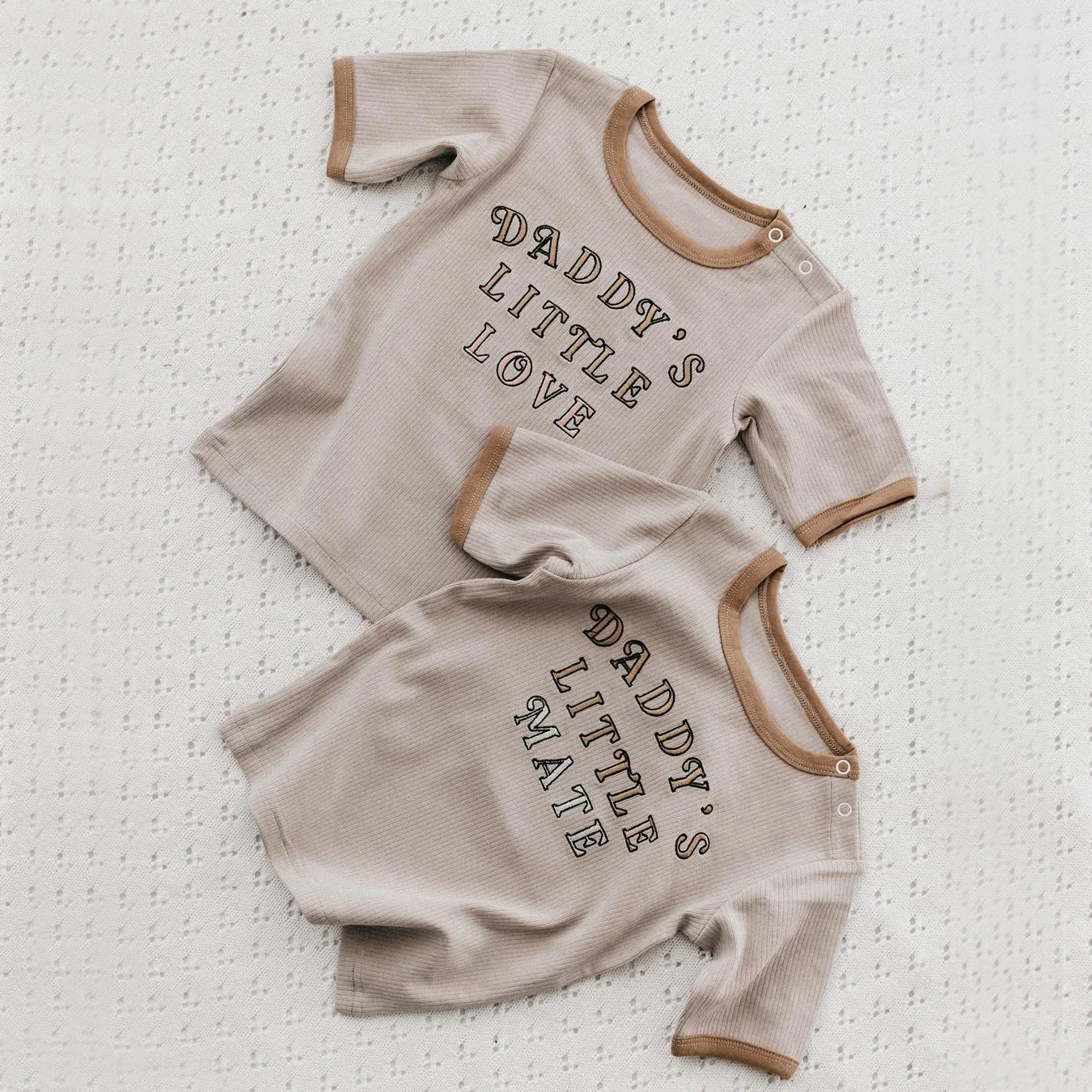 

Футболки трикотажные с коротким рукавом и вышивкой, для мальчиков и девочек, повседневные, От 1 до 4 лет