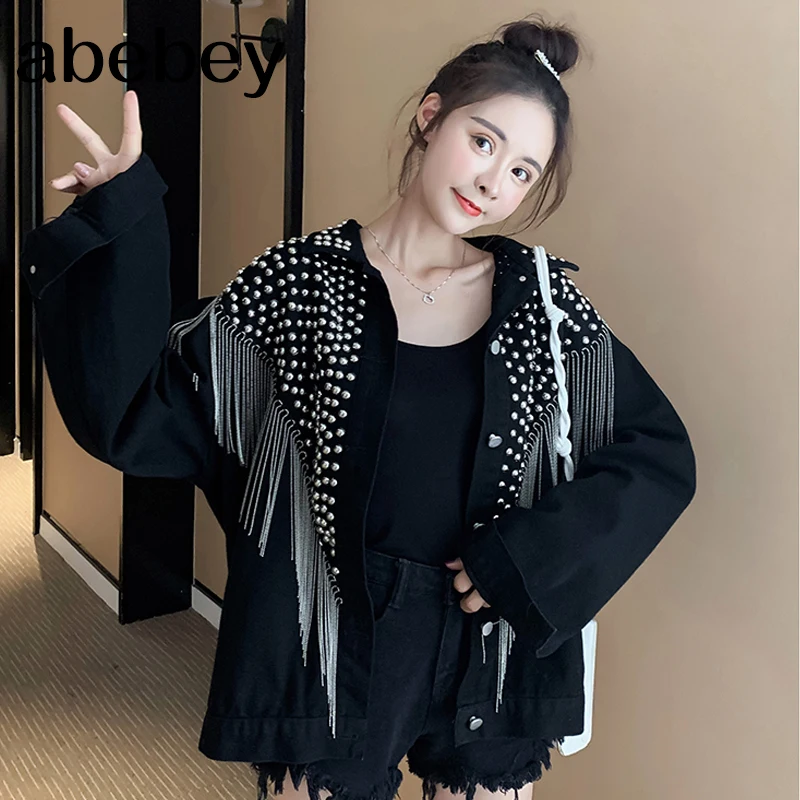 Женская уличная джинсовая куртка Chaquetas осенняя одежда 2019 женская короткая с