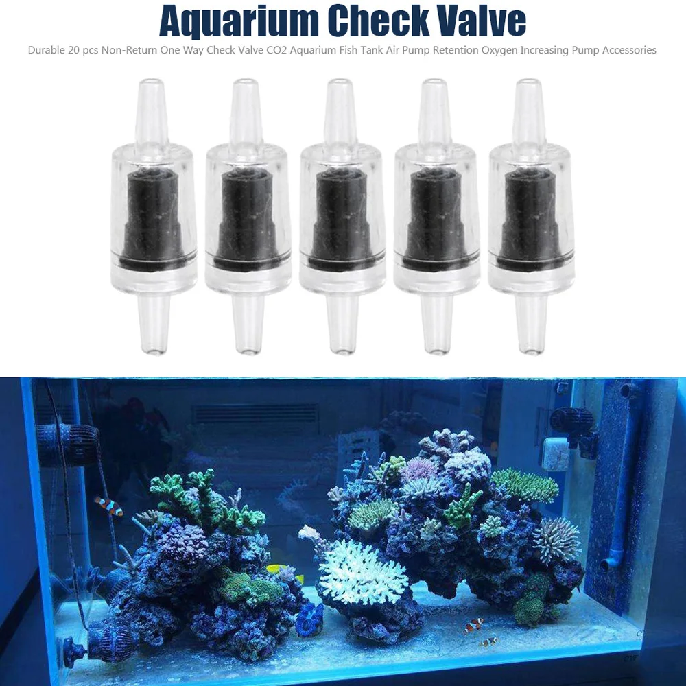 Прочный обратный клапан без возврата с односторонним контролем СО2 аквариумный