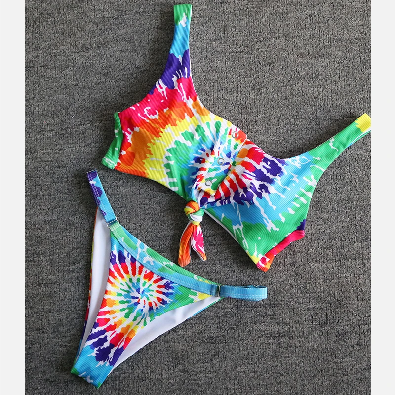 Бандажный/красный/Бразильский/сексуальный/бикини 2021 купальник пуш ап женский из