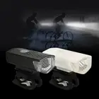 Передняя светодиодная фара для велосипеда с зарядкой от USB, Головной фонарь для велосипеда, лампа с ярким светом для горного велосипеда, передний и задний свет