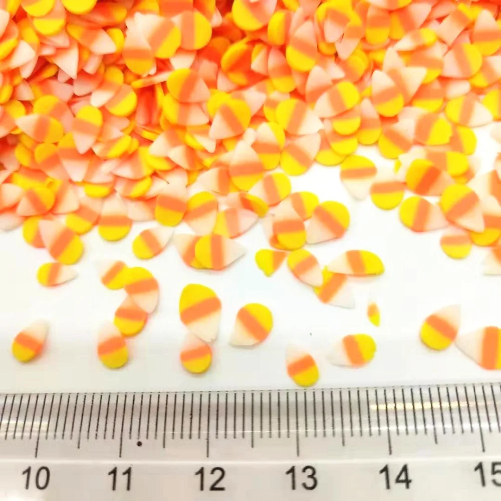 20g/lot Icecream Polymer Clay Sprinkles Colorful Bonbons Corn for DIY Card Making Tiny Cute Candy plastic klei Mud Particles