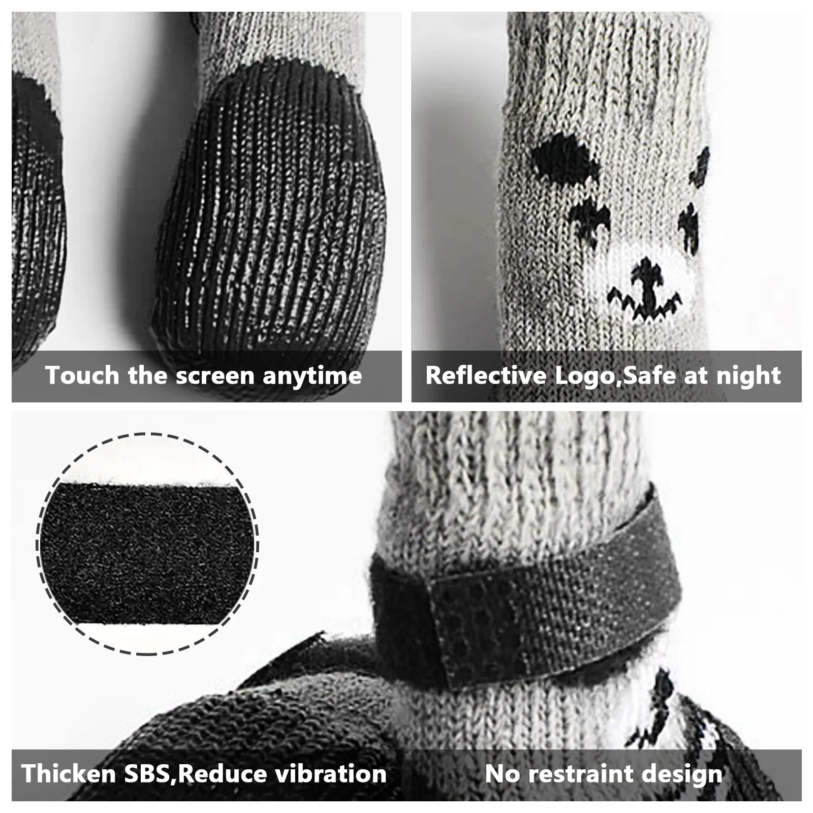

Shoes for Dogs Boots Dog Socks Winter Dog Shoes Products Cute Cotton Rubber Pet Dog Waterproof Non-slip Boots