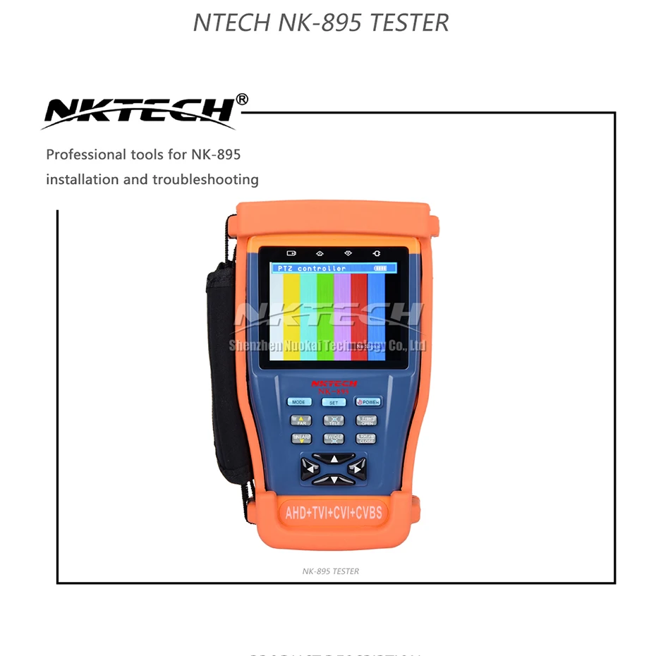 Цифровой мультиметр NKTECH цифровой тестер для видеонаблюдения 4 в 1 аналоговых