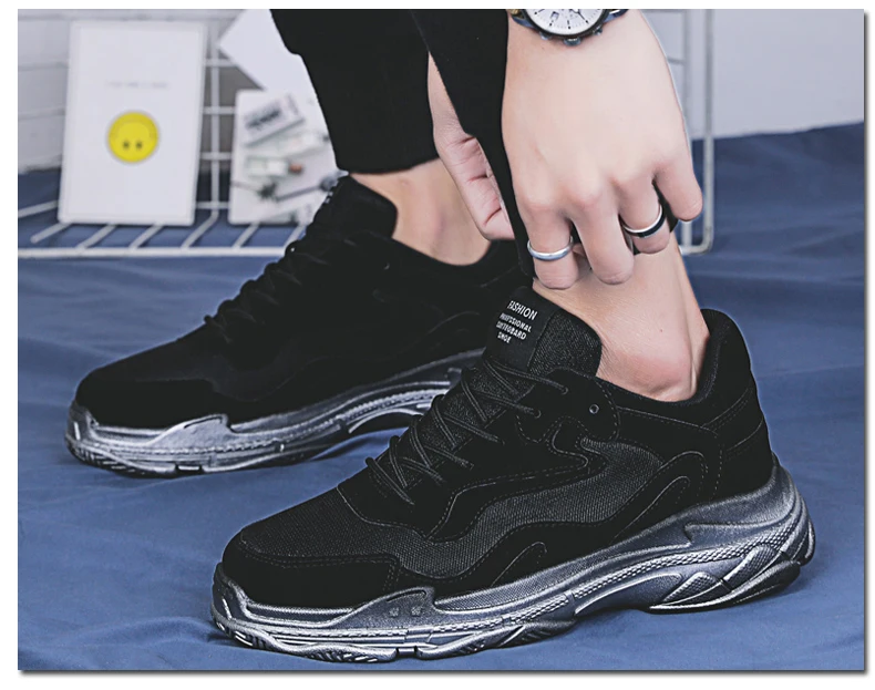 Diwaniya Four Seasons Youth Fashion Trend Shoes Men Casual Ins Hot Sell Sneakers Men New Colorful Dad Shoes Male Big Size 36-45