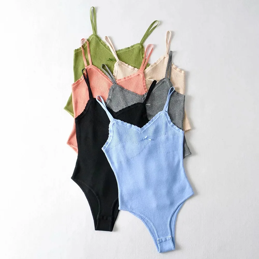 Черное боди сексуальное однотонные трикотажные комбинезоны корейское на тонких