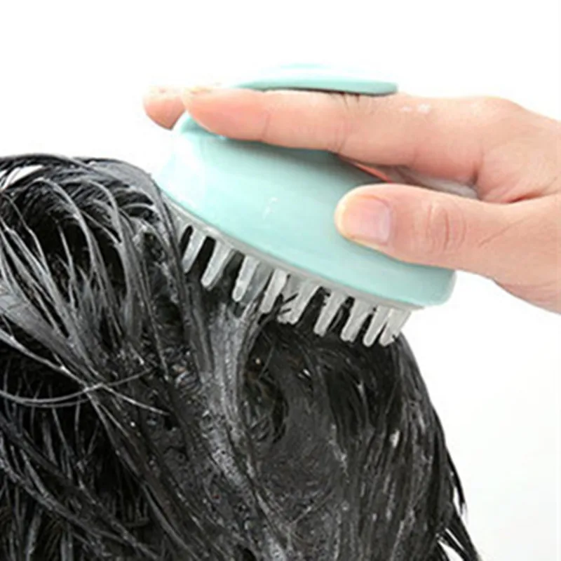 

Silicone Hair Washing Comb Body Massager Shampoo Scalp Massage Brush Body Shower Brush Hairdressing Hair Styling Tools