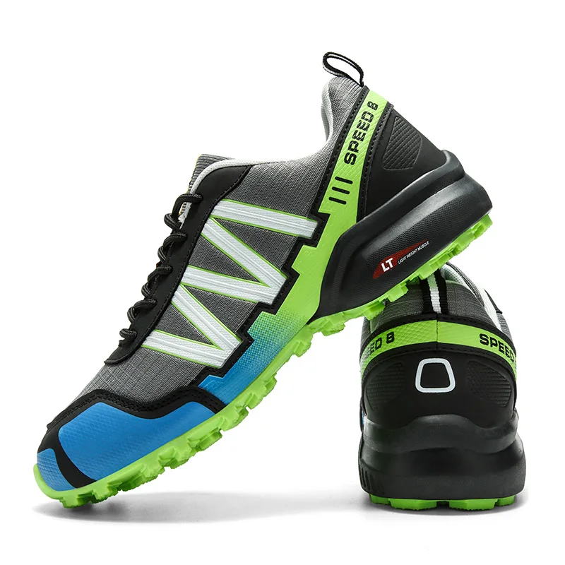 2020 New Men Running shoes Outdoor Breathable Anti-skid Wear-resistant Lace-up Sneakers Male Jogging Training Travel Sport Shoes |