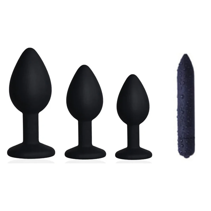 Размер S/M/L силиконовая Анальная пробка с драгоценными камнями анальный
