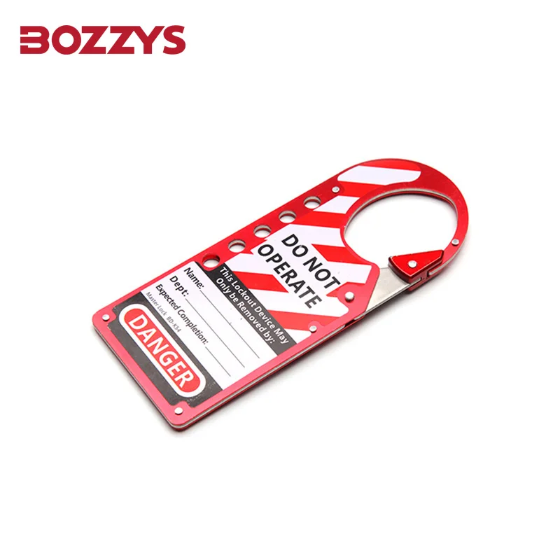 Алюминиевый защитный замок промышленный сплав 6 отверстий маркер безопасности